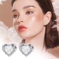 thumbnail image 2 of Boucles d'Oreilles en Argent Sterling pour Femmes Design en Zircon Coloré Doux et Cool, 2 of 5