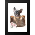 thumbnail image 2 of Amanda Greenwood 11x14 Black Modern Framed Museum Art Print Titled - Fashion Bag with Frenchie II, 2 of 5