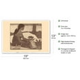 thumbnail image 2 of Kapa-Hana (Tapa Making) - Hawaiian Woman - Vintage Drypoint Etching by John Melville Kelly c.1934 - Master Art Print (Unframed) 13in x 19in, 2 of 4