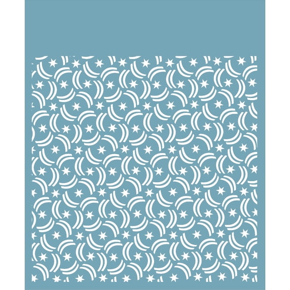 FineArt Abstract Stencils for Mixed Media, Wall Painting, Art and Craft, Home Decor, DIY Craft, Card Making and Fabric Painting, Size 6X6 Inch