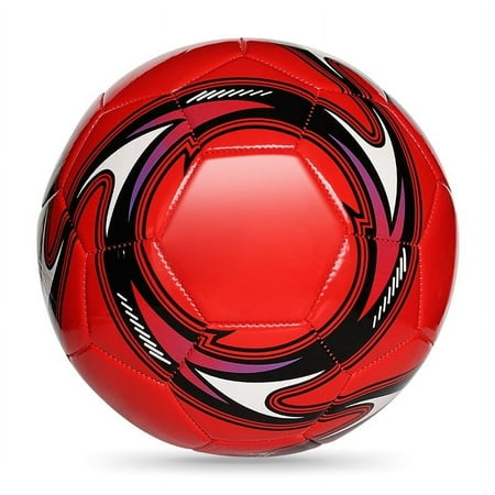 Soccer Ball Size 5 Youth & Adult Soccer Players PU Surface Tight Weaved Attractive and Durable Designs for Training Practice or Gift