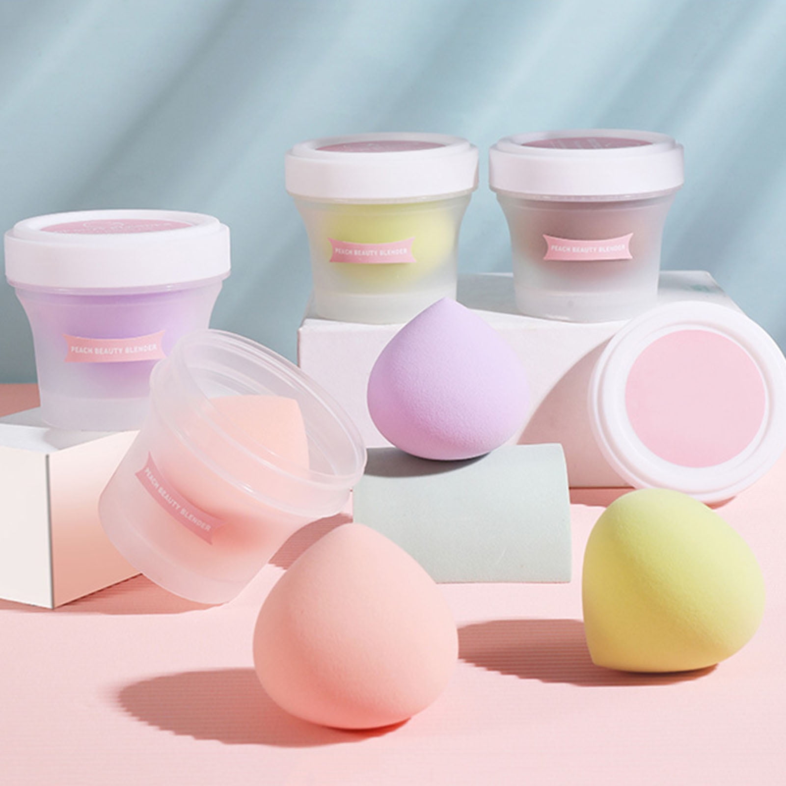 GWONG Makeup Power Sponge Dual Purpose High Elasticity Vibrant Color