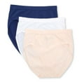 thumbnail image 1 of Women's Bali DFESH3 EasyLite Seamless Hi-Cut Panty - 3 Pack (Navy/Pirouette/White 6), 1 of 3