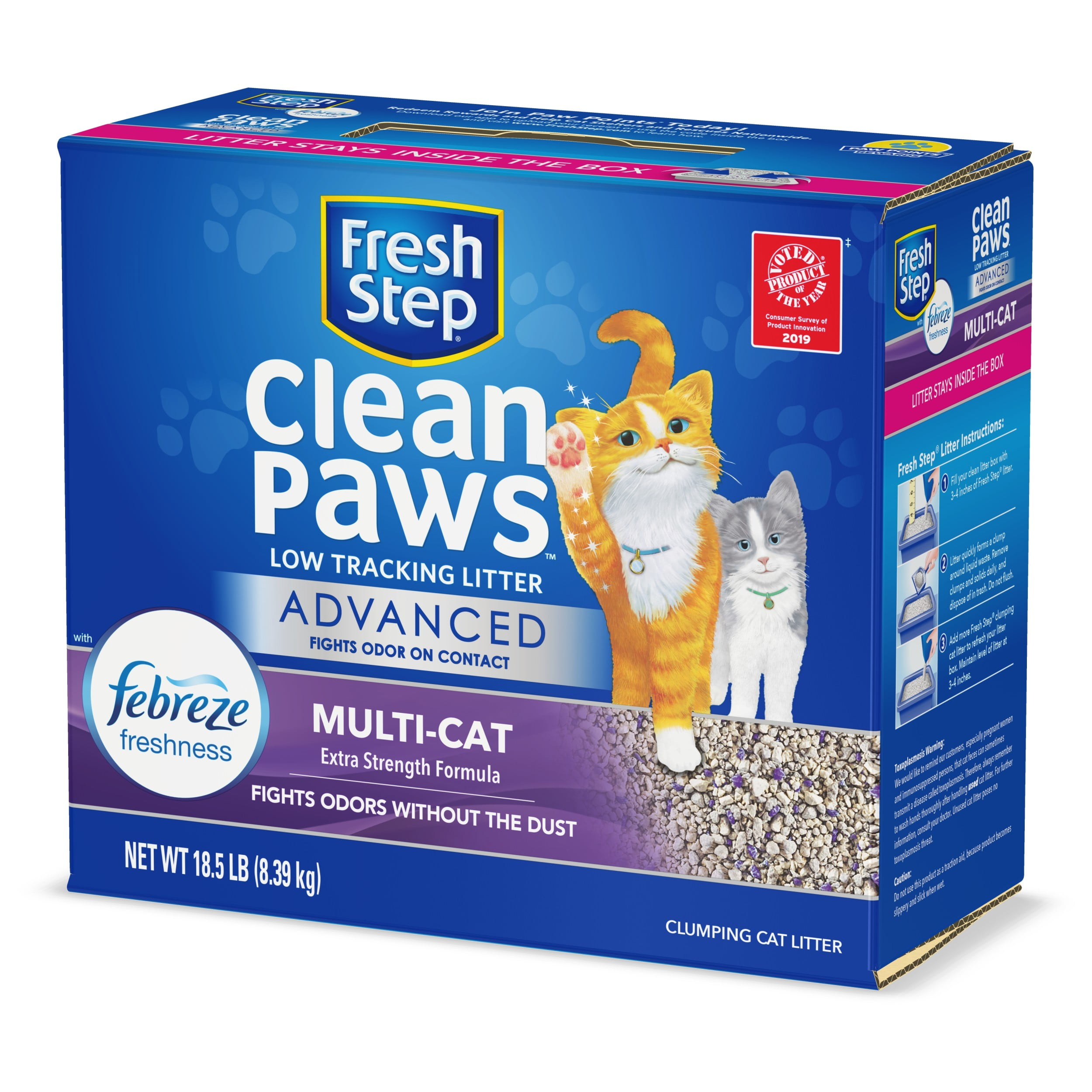 Purrfectly Clean Paws® Anti-Tracking, Scratcher, Cat Litter Box Ramp