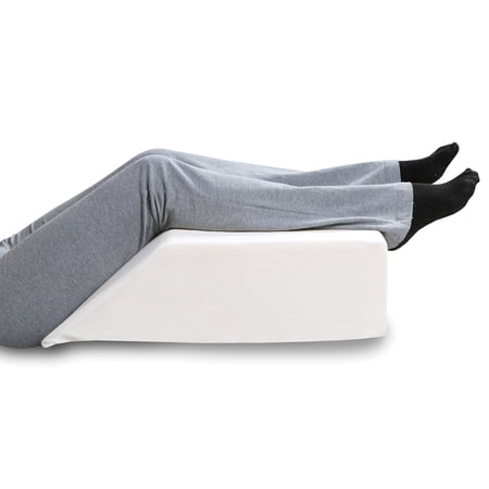 Elevated Leg Wedge Pillow, Relieves Back/Sciatica Pain, Surgical Injury Recovery, Improves Circulation, Reduces