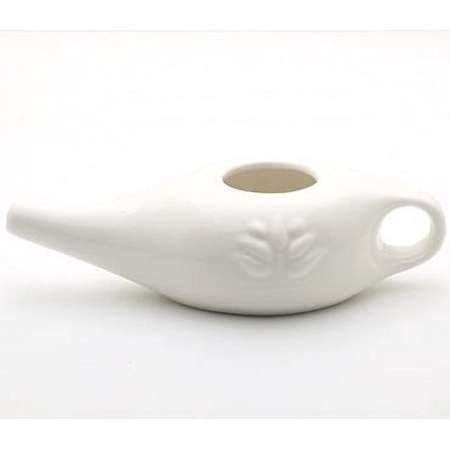 Botella de cerámica para lavado de nariz de 250 ml Irrigador nasal Botella para lavado de nariz de yoga Limpie el recipiente para lavado nasal