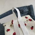 thumbnail image 5 of Weebloom Strawberry School Backpack For Kids Girls Elegant Large Capacity Casual Backpack For Fall Winter Versatile Daypack Bookbag Elementary Middle School White, 5 of 8