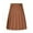 Orange, variant on Womens Summer Midi Skirts Boho Flowy Casual High Waisted Palazzo A-Line Skirt with Pockets Khaki XXXXL