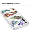 thumbnail image 2 of Rainbow Butterfly Clear Case for Samsung Galaxy S21,Aesthetic Art Design Case for Men Women,Unique Trendy Transparent TPU Bumper Case Cover, 2 of 5