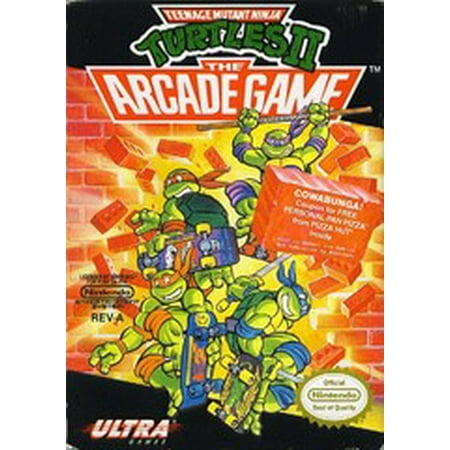 Teenage Mutant Ninja Turtles II the Arcade Game - Nintendo NES (Best Nes Co Op Games)