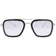 thumbnail image 2 of Tony Stark Polarized Sunglasses for Men Women Vintage Square Metal Frame Iron Man and Spider-Man Eyeglasses (Silver Frame Gradient Light Grey Lens - Iron Man Original Color) Kursan Kursan, 2 of 2
