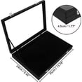 thumbnail image 1 of Jewelry box with 20 hooks and glass lid - Necklaces, bracelets, stackable jewelry boxes, 1 of 6