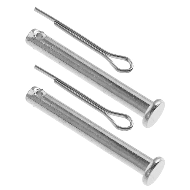 LOLIPPYY 2 Pairs Cotter Pin For Popcorn Machine Parts Stainless Silver Accessory