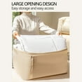 thumbnail image 5 of ZToonmas Blanket Storage Bags, Large Size Quilt Storage Bag With 2-Way Zipper, 12" x 16" x 21", Storage Bins for Linen & Clothing, 5 of 6