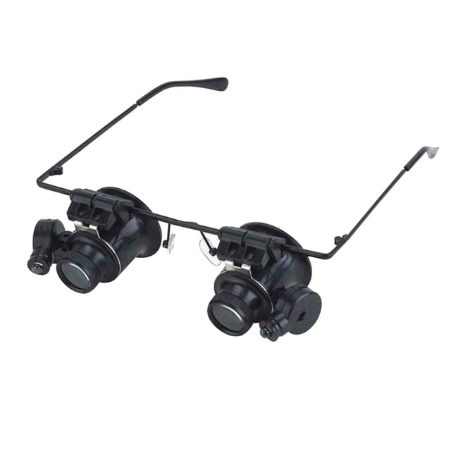 Youkk Head-mount Magnifier Glasses Jewelry Watch Repair Magnifying Glass 20x Observation Loupe