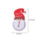 thumbnail image 3 of Naiovety Calendario de dibujos animados con textura de impresión, colgante de Papá Noel de Navidad, reloj de muñeco de nieve encantador, Los ancianos, 3 of 6