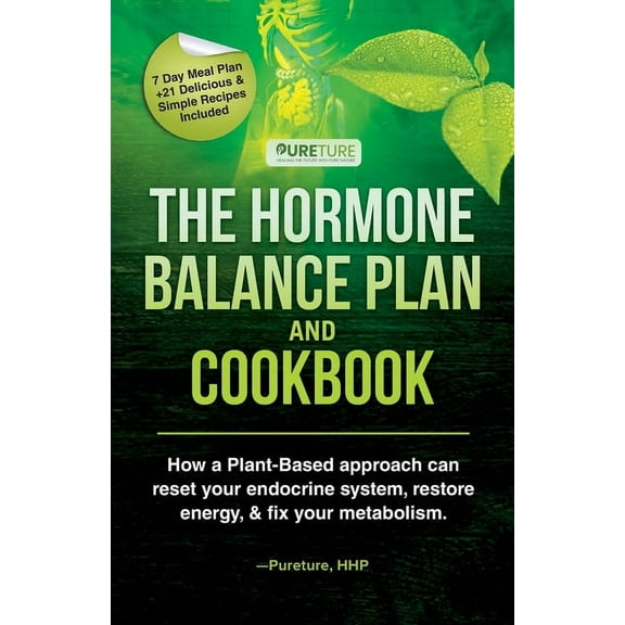Hormone Balance Plan and Cookbook: How a Plant-Based approach can reset your endocrine system, restore energy & fix , (Paperback)