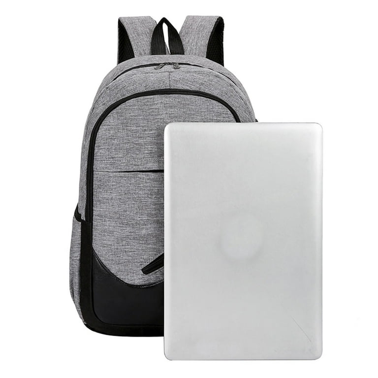 Eyiiye Canvas Bags Young Boys And Girls School Bags Travel Bags College Students Campus Backpack High School Student Shoulder Bag Gray Onesize