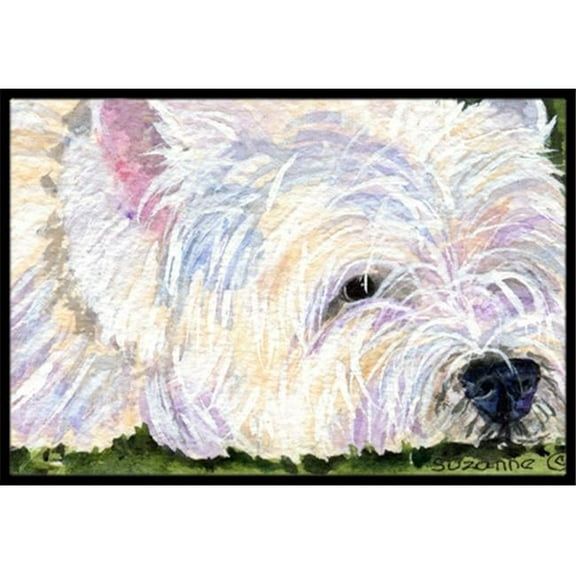 Carolines Treasures  24 x 36 in. Westie Doormat
