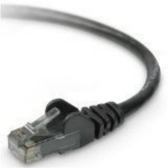 Belkin  Cat6 1 Black Utp RJ45 Male-Male Snagless TAA Patch Cable