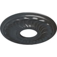 thumbnail image 3 of Ekena Millwork 11 3/4"OD x 3 5/8"ID x 1"P Blackthorn Ceiling Medallion (Fits Canopies up to 4 7/8"), Hand-Painted Pewter, 3 of 7