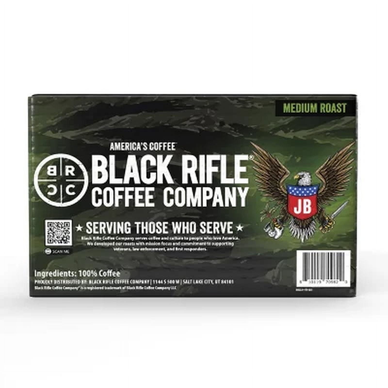 Black Rifle Coffee Company Just Black, Medium Roast K-Cup Coffee Pods 75 Ct.