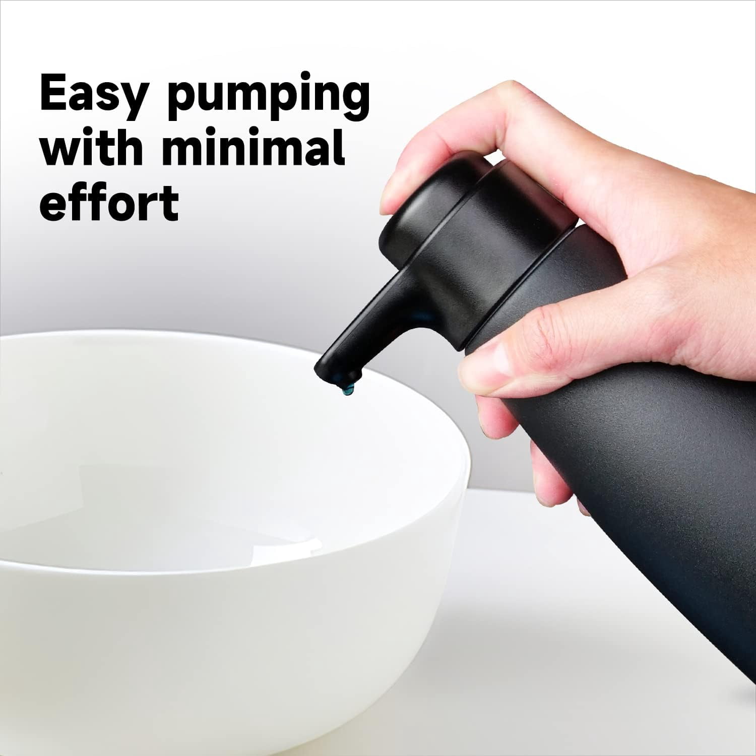 15fl.oz Liquid Soap Dispenser for Dish and Hand Soap Matte Black