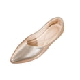 thumbnail image 2 of Women's Slip On Pointed Toe Work Dress Office Wedding Party Shoes Women's Casual Solid Color Soft Soled Shoes Trendy Loafers Flat Shoes, 2 of 9