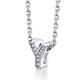 thumbnail image 1 of Collar de Plata Esterlina Silvora Inicial Letra Y con Circonita Cúbica, 1 of 8