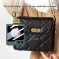 thumbnail image 6 of Compatible with Samsung Galaxy Z Flip 5 Case with Built-in Screen Protector,Ultra-Thin Anti-Fall Shockproof Anti-Scratches Plain Leather Ring Cover Case for Samsung Galaxy Z Flip 5 5G Green, 6 of 13