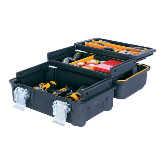 Caja de herramientas voladiza Stanley Fatmax de 45 libras, color amarillo/negro, 45 cm