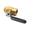 thumbnail image 2 of Interstate Pneumatics VB12 Brass Ball Valve 3/4" x 3/4" NPT Female, WP 600 PSI, 2 of 5