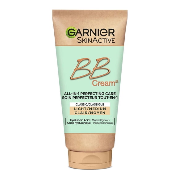 Garnier SkinActive BB Cream Classic with Hyaluronic Acid & Aloe, Light/Medium, 50ml