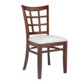 thumbnail image 1 of Chaise en Treillis Chêne Moyen set de 2, 1 of 1