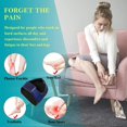 thumbnail image 2 of Protectores de talón (4 piezas), taloneras, taloneras para fascitis plantar, taloneras perfectas para aliviar el dolor de talón, tendinitis de Aquiles, espolón óseo, para hombres y mujeres (azul, tamaño grande) Sincero Electrónica, 2 of 5
