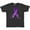 Vintage Black, variant on Inktastic Alzheimer's Awareness Purple Ribbon Made of Heart T-Shirt