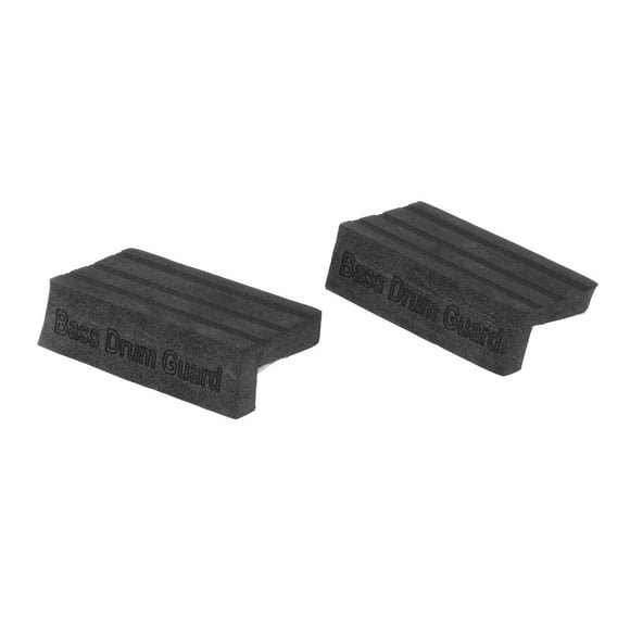 Almohadillas Protectoras de Bombo CUTICAT Juego de Tambor de Esponja Antideslizante Negro