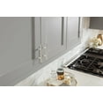 thumbnail image 3 of Amerock Bar Pulls 2-1/2 inch (64mm) Center-to-Center Polished Nickel Cabinet Pull - 10 Pack, 3 of 6