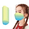 50 Graphic Printing Disposable Mask for Kids Breathing Protection 4 Ply Face Mask with Nose Wire Ear Loop Mouth Cover, for Boys Girls