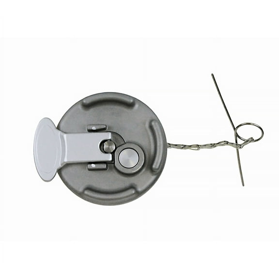 4" Lever Aluminum Non-Locking Truck Fuel Tank Cap Compatible with Peterbilt 330, 379, 389, 337, 340, 579