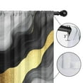 thumbnail image 4 of Blackout Kids Curtains,Black White and Gold Marble Childrens Insulated Curtains Set Of 2,Bedroom Essentials,Toddler Room Decor 42x84in(106x213cm), 4 of 4
