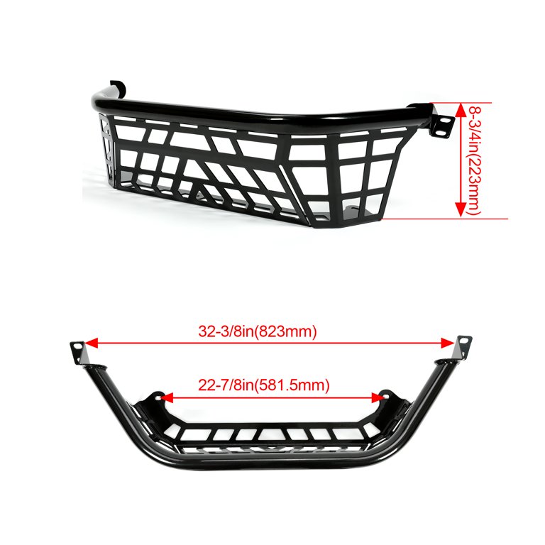 MIXBOX2015籠 Kojem REAR UTV Cargo Barricade for 2020-2023 Kawasaki Teryx