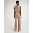 thumbnail image 4 of Scoop Women’s Ultimate ScubaKnit Racerback Wide Leg Jumpsuit, Sizes XS-XXL, 4 of 4