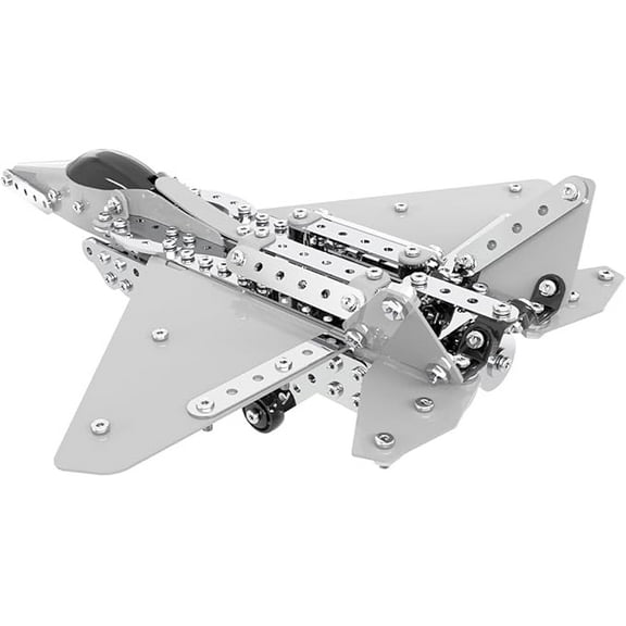 RKXQT Block Puzzle Adult Tank High Difficulty 3D Metal Puzzle Model Warships Kirov Class Cruiser KJPZ-04 (F15 Fighter Jet)