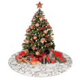 thumbnail image 4 of Falda para árbol de Navidad de Mickey Mouse, suave y divertida, decoración navideña navideña de granja de 30", 4 of 4