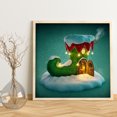 thumbnail image 3 of Cuadros Decorativos 5D bricolaje ronda completa taladro diamante pintura casa de Navidad para decoración (A3564) Likrtyny embutido en tela, 3 of 6