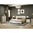 thumbnail image 3 of Roundhill Furniture Realynn 6-Pc Bedroom Set, King Panel Bed, Dresser, Mirror, Chest, 2 Nightstands, 3 of 19