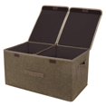 thumbnail image 1 of PENGXIANG Storage Box Collapsible Linen Fabric Clothing Basket Bins Toy Box Organizer, 1 of 4