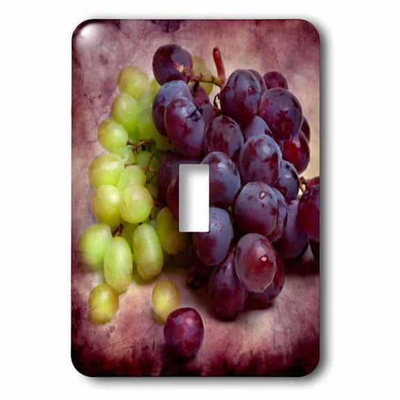 3dRose, Grapes green and red, single toggle switch