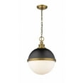 thumbnail image 7 of 2 Light Pendant-18.5 Inches Tall And 14.5 Inches Wide-Matte Black/Factory Bronze Finish    -Traditional Installation Z-Lite 619P14-Mb-Fb, 7 of 7